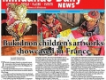 Newspaper Mindanao Daily News - November 18, 2014 "Bukidnon's children artworks showcased in France"